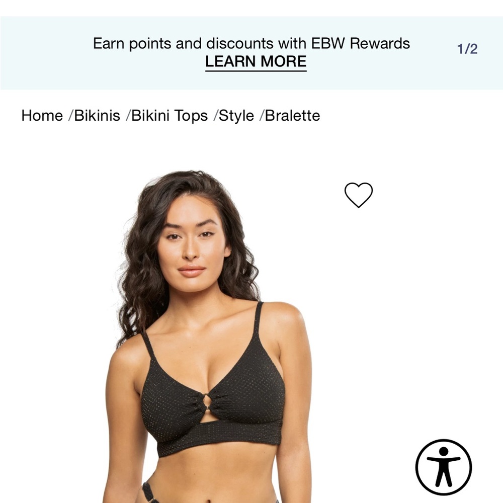 Max Swim Jojo Textured Bralette Top